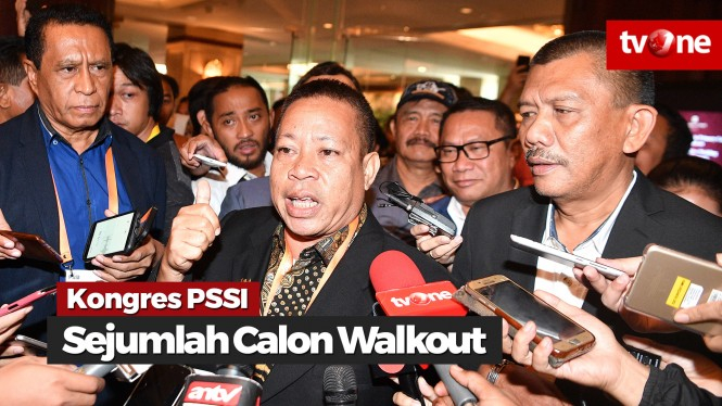 Kongres PSSI, Sejumlah Calon Ketua Umum 'Walkout'