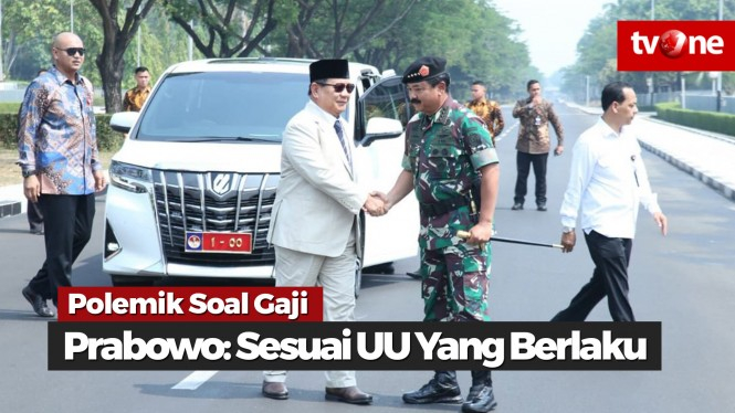 Prabowo Tegaskan Tetap Terima Gaji dan Fasilitas Menteri