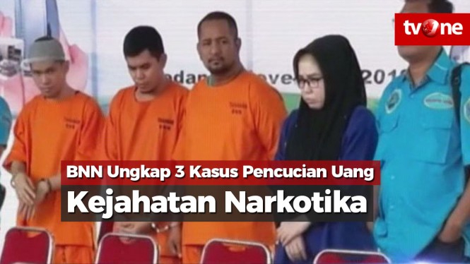 BNN Ungkap Tiga Kasus Pencucian Uang Kejahatan Narkotika