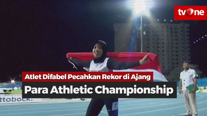 Atlet Indonesia Pecahkan Rekor Dunia di Ajang Para Athletic