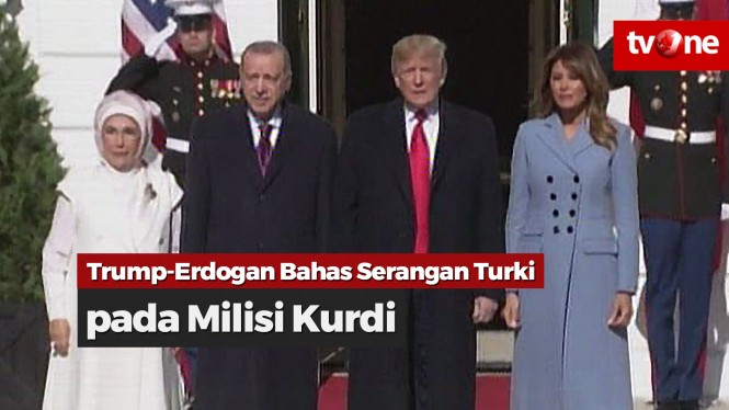 Trump-Erdogan Bahas Serangan Turki Terhadap Milisi Kurdi