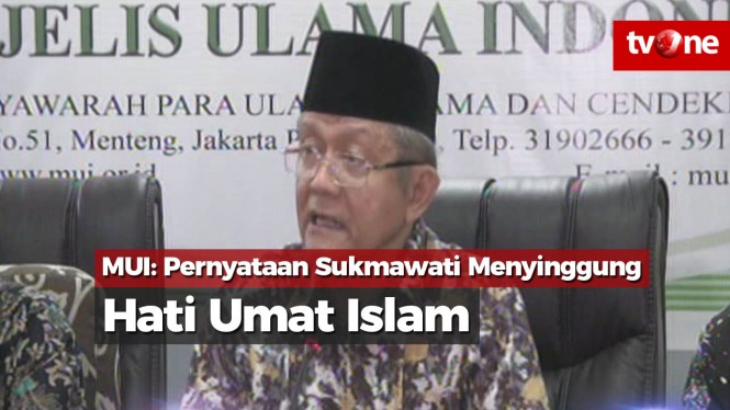 MUI: Pernyataan Sukmawati Menyinggung Hati Umat Islam