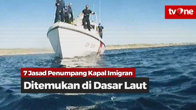 7 Jasad Penumpang Kapal Imigran Ditemukan di Dasar Laut