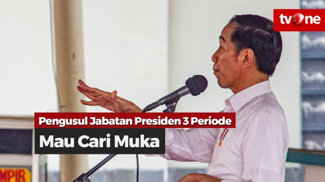 Jabatan Presiden 3 Periode, Jokowi: Mau Cari Muka