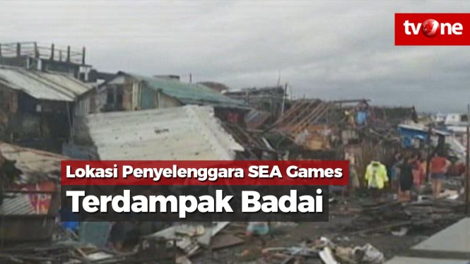 Lokasi Penyelenggara SEA Games Terkena Dampak Topan Kammuri