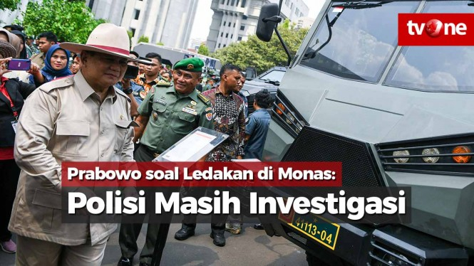Prabowo soal Ledakan di Monas: Polisi Masih Investigasi