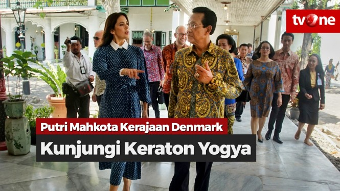 Putri Mahkota Denmark Kunjungi Keraton Yogyakarta