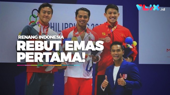 Renang Rebut Emas SEA Games 2019, Siman Sudartawa Tercepat!