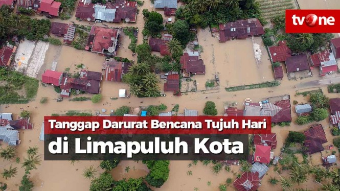 Kabupaten Limapuluh Kota Tanggap Darurat Bencana Tujuh Hari