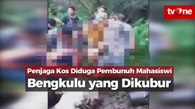 Penjaga Kos Diduga Pembunuh Mahasiswi Bengkulu yang Dikubur
