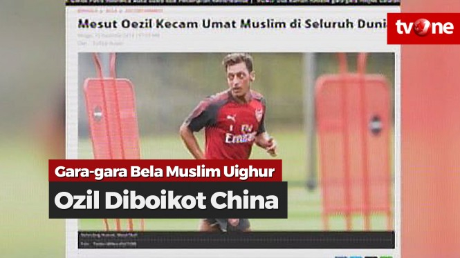 Bela Muslim Uighur, Ozil Diboikot China