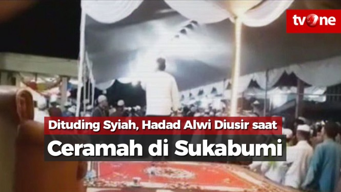 Dituding Syiah, Hadad Alwi Diusir saat Ceramah di Sukabumi