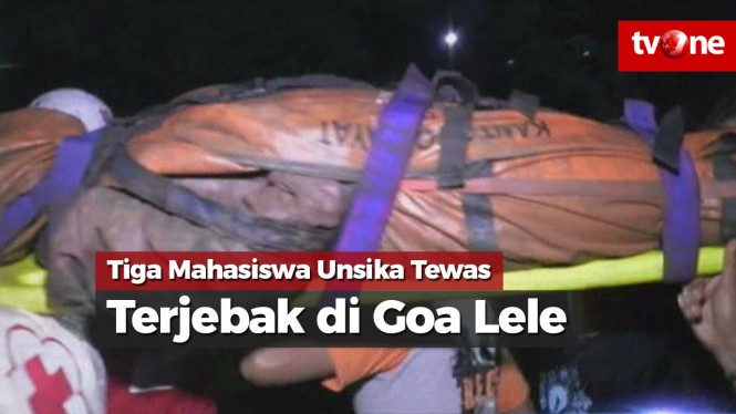 Tiga Mahasiswa Unsika Tewas Terjebak di Goa Lele
