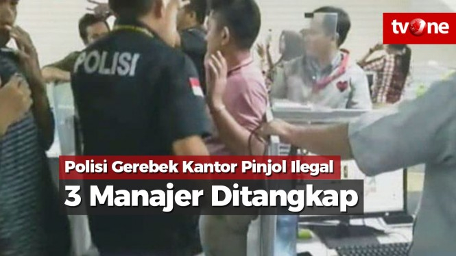Polisi Gerebek Kantor Pinjol di Jakut, 3 Manajer Ditangkap
