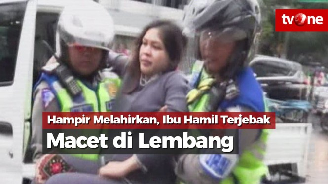 Hampir Melahirkan, Ibu Hamil Terjebak Macet di Jalur Lembang