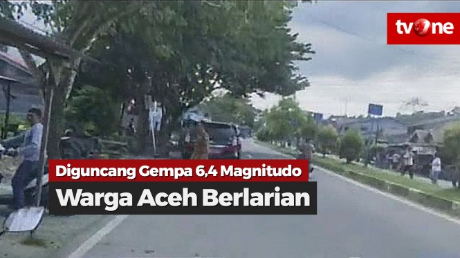 Aceh Diguncang Gempa 6,4 Magnitudo, Warga Berlarian