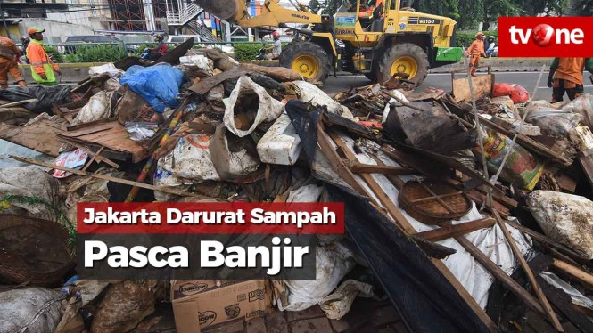 Jakarta Darurat Sampah Pasca Banjir