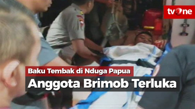 Baku Tembak di Nduga Papua, Anggota Brimob Terluka