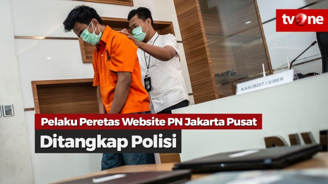 Polisi Tangkap 2 Pelaku Peretas Situs PN Jakarta Pusat