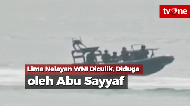 Lima Nelayan WNI Diculik, Diduga oleh Abu Sayyaf