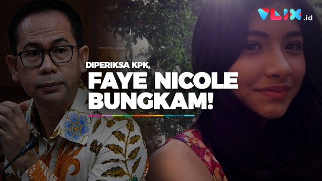 Diperiksa KPK, Aktris Faye Nicole Bungkam