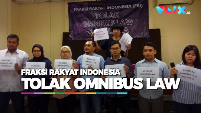 Fraksi Rakyat Indonesia Tolak Omnibus Law