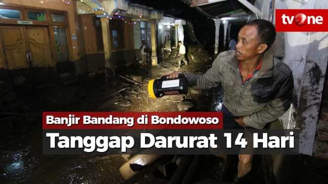 Banjir Bandang di Bondowoso, Tanggap Darurat 14 Hari