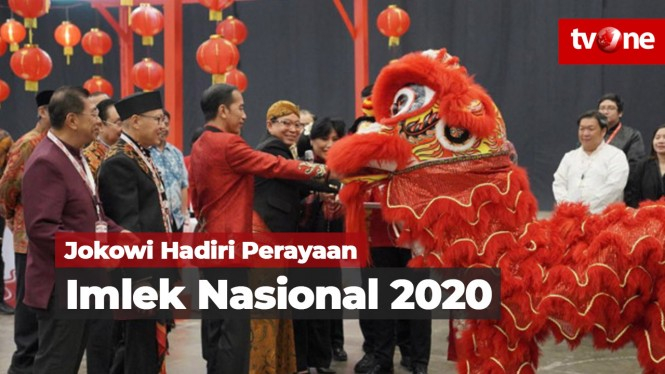 Presiden Jokowi Hadiri Perayaan Imlek Nasional 2020
