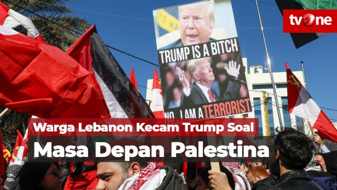 Trump Usulkan Masa Depan Palestina, Warga Lebanon Protes