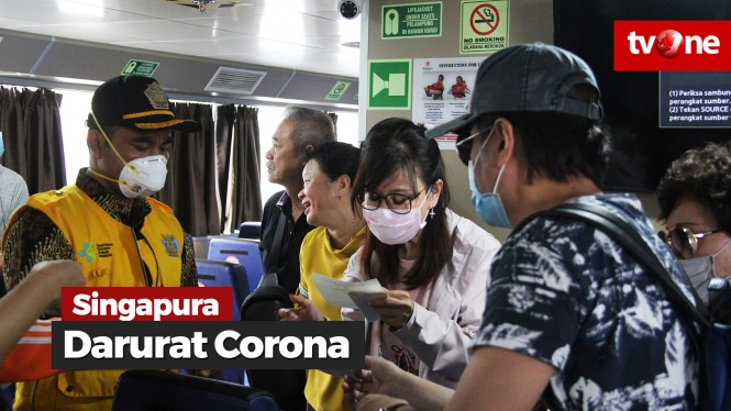 Singapura Naikan Status Darurat Virus Corona Menjadi Oranye