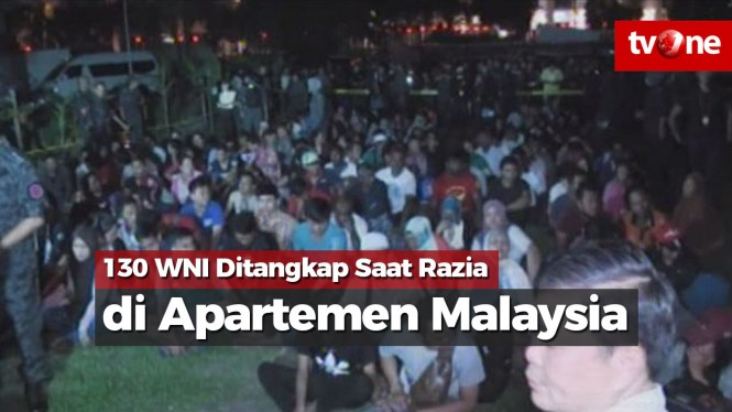 130 WNI Ditangkap Saat Razia di Apartemen Malaysia