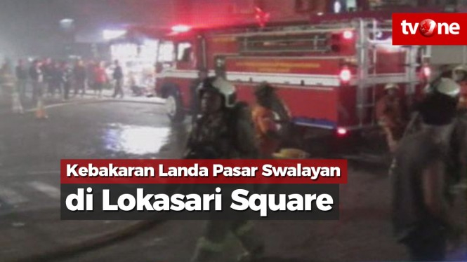 Kebakaran Landa Pasar Swalayan di Lokasari Square
