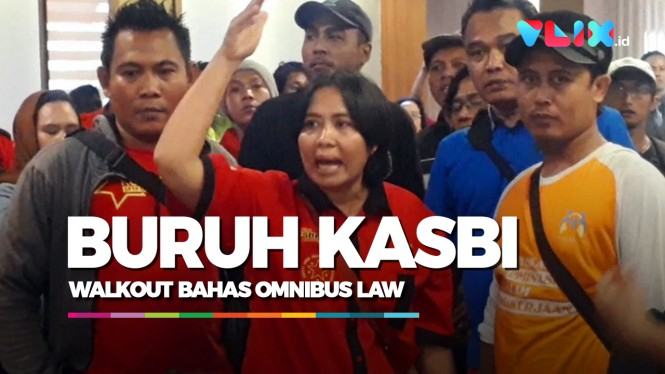 Nama Dicatut, Buruh KASBI Walkout Bahas Omnibus Law