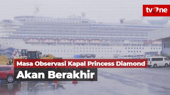Masa Observasi Kapal Diamond Princess akan Berakhir