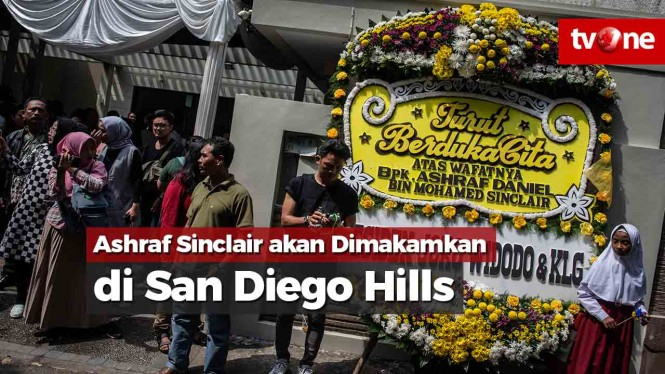 Ashraf Sinclair akan Dimakamkan di San Diego Hills