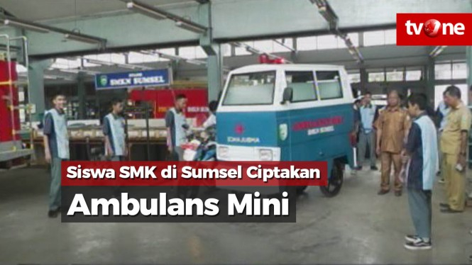 Inovasi, Siswa SMK di Sumsel Ciptakan Ambulans Mini