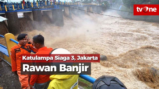 Katulampa Siaga 3, Jakarta Rawan Banjir