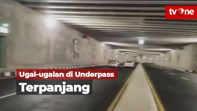 Polisi Tilang Pengendara Ugal-ugalan di Underpass Terpanjang