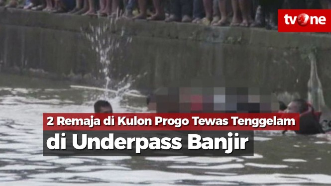 Prank Ultah, 2 Remaja Tewas Tenggelam di Underpass Banjir
