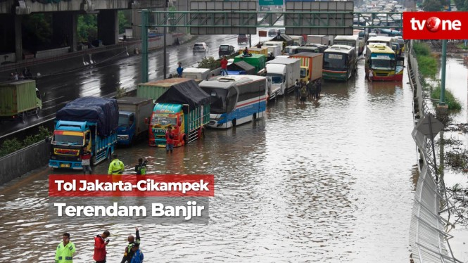 Tol Jakarta-Cikampek Terendam Banjir