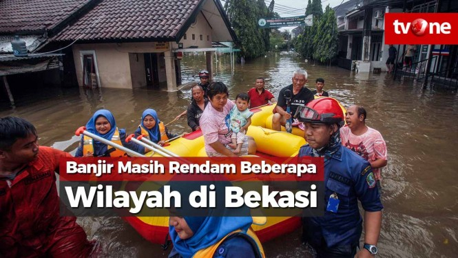Banjir Masih Rendam Beberapa Wilayah di Bekasi