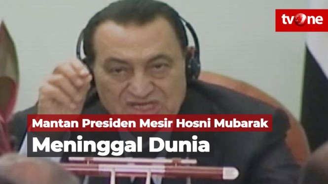 Mantan Presiden Mesir, Hosni Mubarak Meninggal Dunia