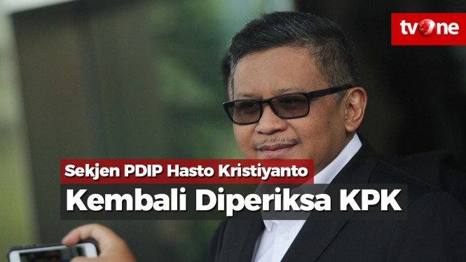 Sekjen PDIP Hasto Kristiyanto Kembali Diperiksa KPK