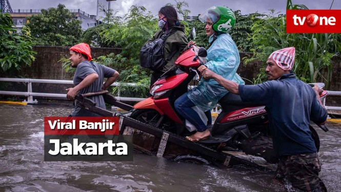 Viral Banjir Jakarta