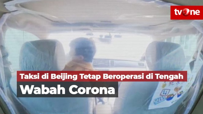 Taksi di Beijing Tetap Beroperasi di Tengah Wabah Corona