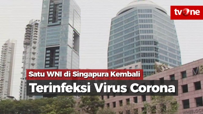 Satu WNI di Singapura Kembali Terinfeksi Virus Corona