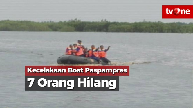 Kecelakaan Boat Paspampres di Palangkaraya, 7 Orang Hilang