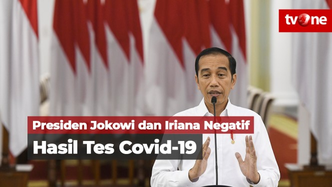 Hasil Tes Covid-19, Jokowi dan Iriana Negatif