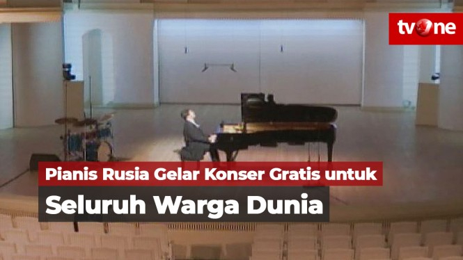 Pianis Rusia Gelar Konser Gratis untuk Seluruh Warga Dunia