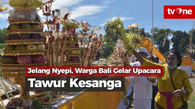 Jelang Nyepi, Warga Bali Gelar Upacara Tawur Kesanga